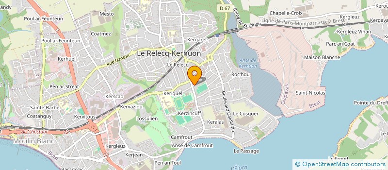 localisation de l'entreprise SCI 13 RUE GUSTAVE EIFFEL  LE RELECQ-KERHUON