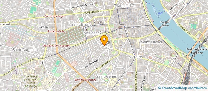 localisation de l'entreprise SCI 13 RUE LEO DROUYN  BORDEAUX