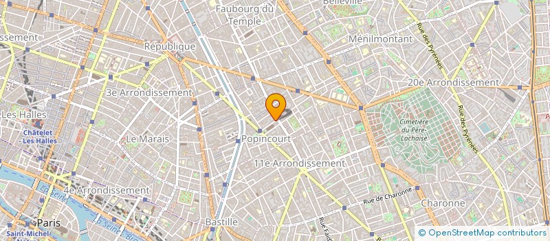 localisation de l'entreprise SCI 13 RUE SAINT AMBROISE  PARIS