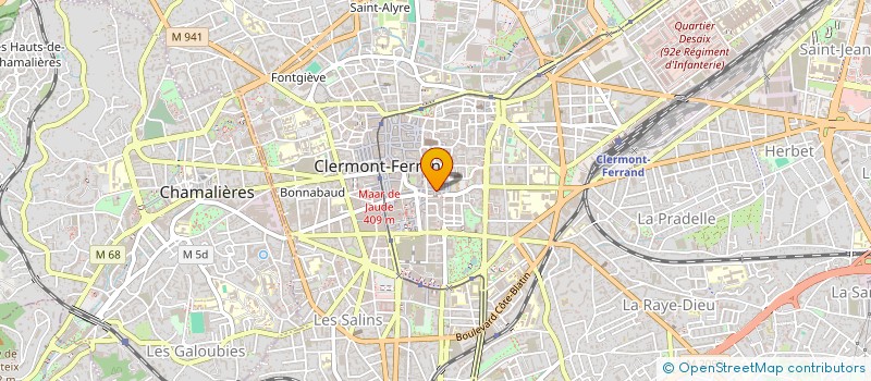 localisation de l'entreprise SCI 13 RUE SAINT ESPRIT  CLERMONT-FERRAND