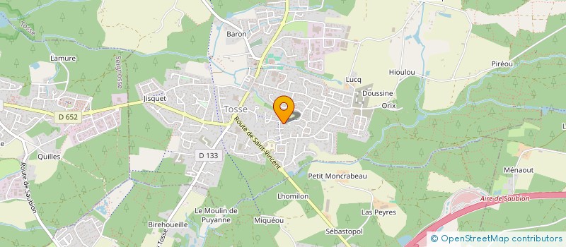 localisation de l'entreprise SCI 13 RUE SAINT LAURENT  TOSSE