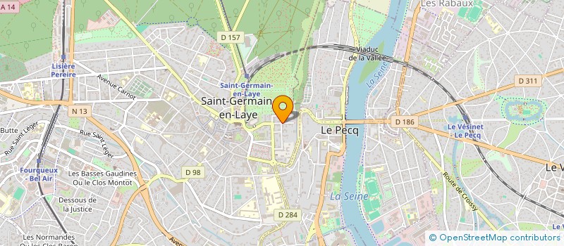 localisation de l'entreprise SCI 13 RUE THIERS  SAINT-GERMAIN-EN-LAYE