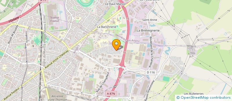 localisation de l'entreprise SCI 13 WR  SAINT-BARTHELEMY-D'ANJOU