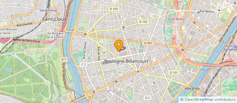 localisation de l'entreprise SCI 131 AGUESSEAU à BOULOGNE-BILLANCOURT