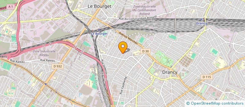 localisation de l'entreprise SCI 131 AV JEAN JAURES à DRANCY