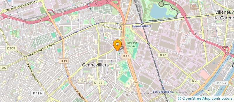 localisation de l'entreprise SCI 131 RUE HENRI BARBUSSE à GENNEVILLIERS