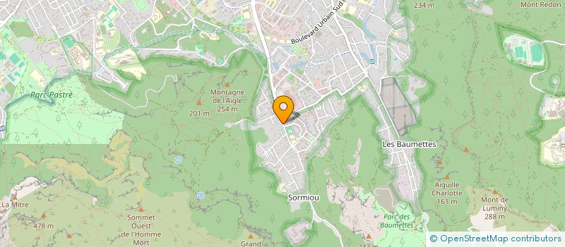 localisation de l'entreprise SCI 132 CHEMIN DE SORMIOU à MARSEILLE