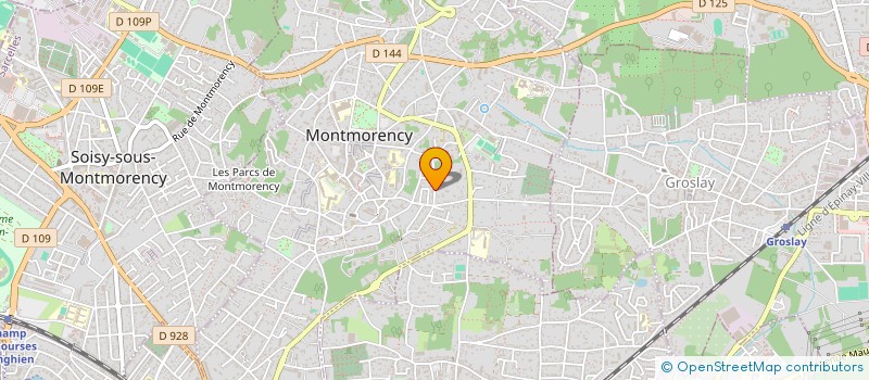 localisation de l'entreprise SCI 133 WAGRAM  MONTMORENCY