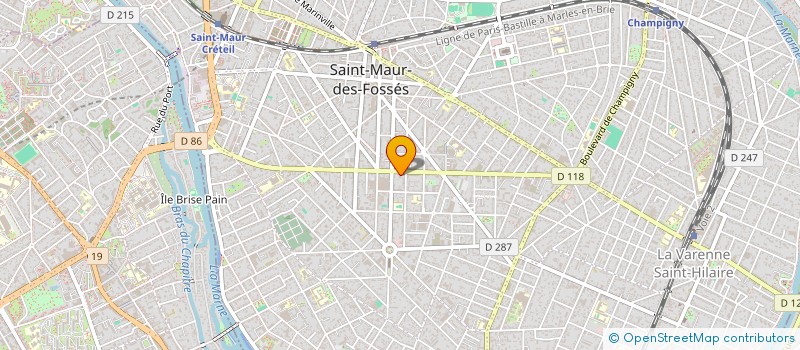 localisation de l'entreprise SCI 134 BD DE CRETEIL à SAINT-MAUR-DES-FOSSES