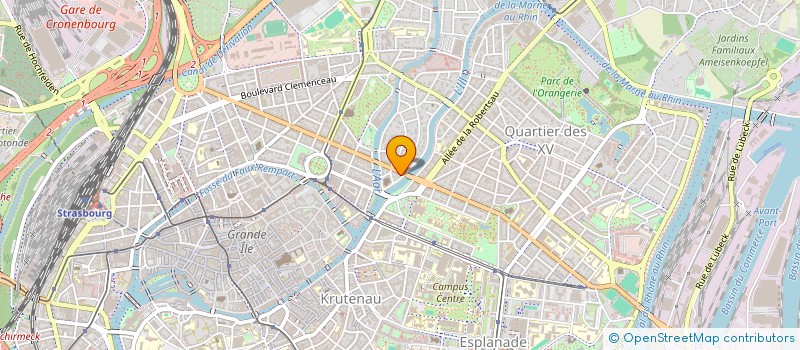 localisation de l'entreprise SCI 134RR  STRASBOURG