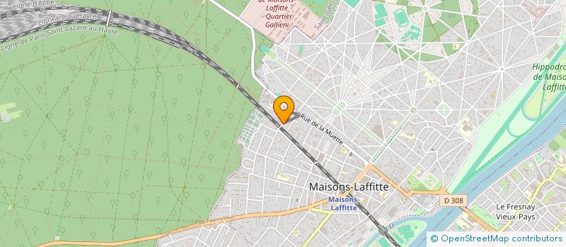 localisation de l'entreprise SCI 135MB  MAISONS-LAFFITTE