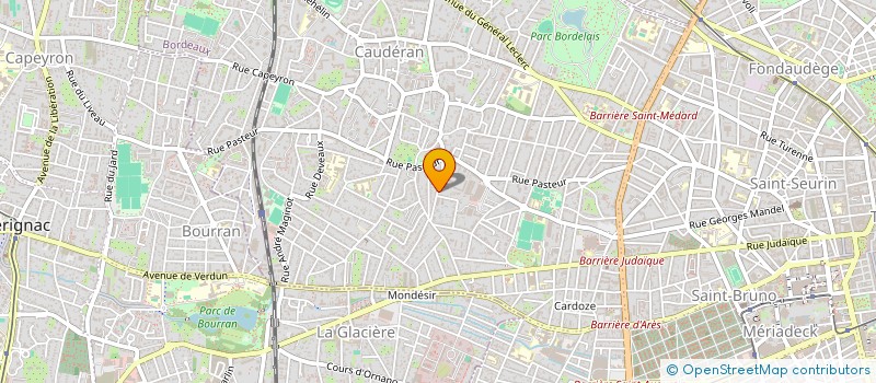 localisation de l'entreprise SCI 136 BARTHOU  BORDEAUX