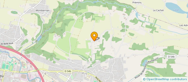 localisation de l'entreprise SCI 136 LES MURIERS  RUY-MONTCEAU