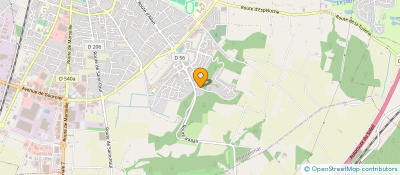 localisation de l'entreprise SCI 138 à MONTELIMAR