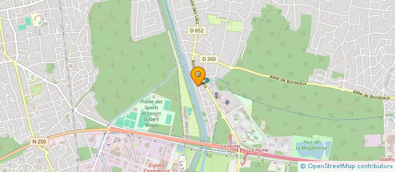 localisation de l'entreprise SCI 138 COURS VICTOR HUGO  GUJAN-MESTRAS