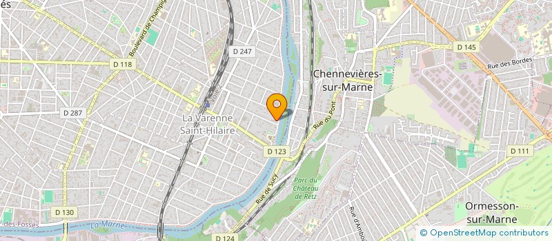 localisation de l'entreprise SCI 13BIS AV GALLIENI  SAINT-MAUR-DES-FOSSES