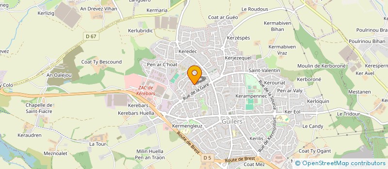 localisation de l'entreprise SCI 13SRG  GOUESNOU