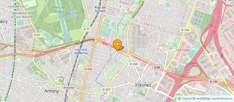 localisation de l'entreprise SCI 14,16,18 RUE DE CHEVILLY  LOUVECIENNES