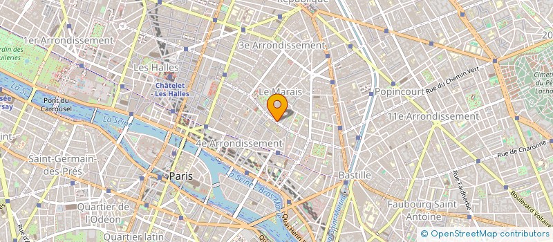 localisation de l'entreprise SCI 14-16 RUE VOLTAIRE  PARIS