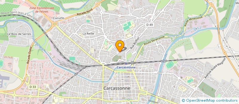 localisation de l'entreprise SCI 14-17 à CARCASSONNE