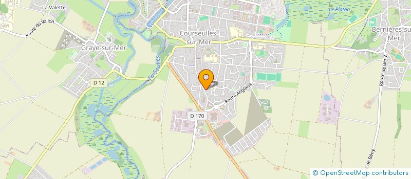 localisation de l'entreprise SCI 14 à COURSEULLES-SUR-MER