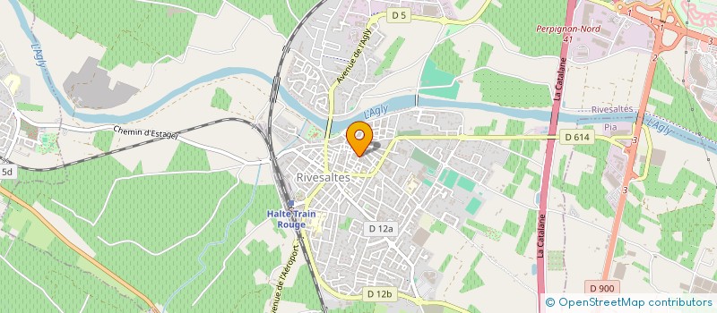 localisation de l'entreprise SCI 14  RIVESALTES