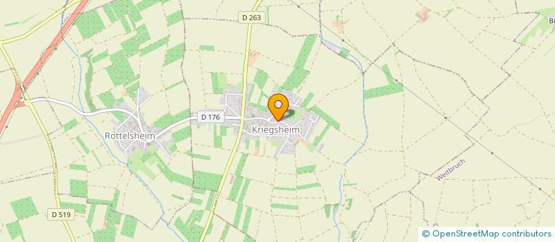 localisation de l'entreprise SCI 14  KRIEGSHEIM