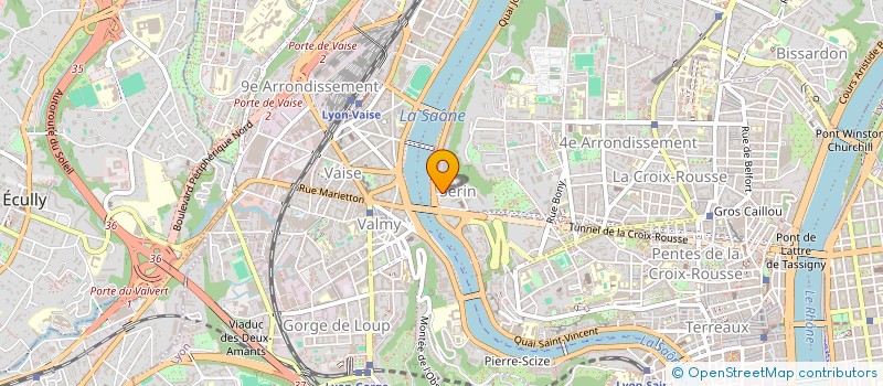 localisation de l'entreprise SCI 14 ALPES  LYON