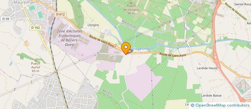 localisation de l'entreprise SCI 14 AVENUE DU MARECHAL FOCH  BEZIERS