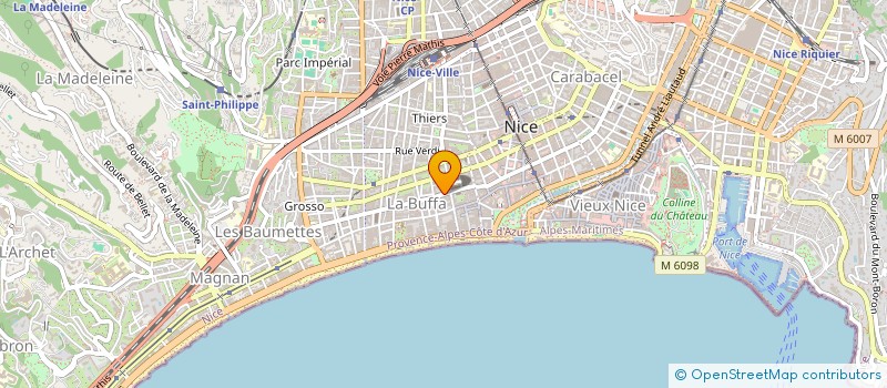 localisation de l'entreprise SCI 14 CONGRES  NICE