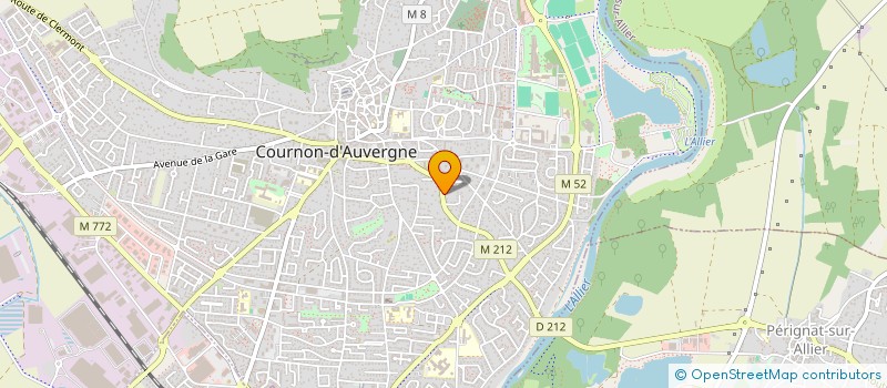 localisation de l'entreprise SCI 14 LIBERTE & CO  COURNON-D'AUVERGNE