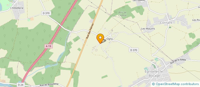 localisation de l'entreprise SCI 14 LOTISSEMENT LE PRIEURE  EGRISELLES-LE-BOCAGE