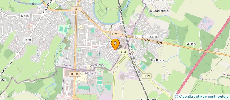 localisation de l'entreprise SCI 14 M.G. à ALENCON