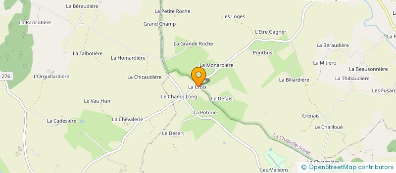 localisation de l'entreprise SCI 14 MF à SAINT-CYR-LA-ROSIERE