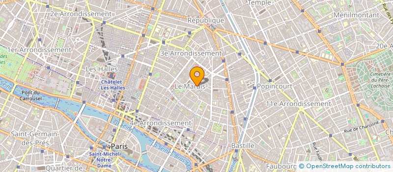 localisation de l'entreprise SCI 14 PORTEFOIN  PARIS