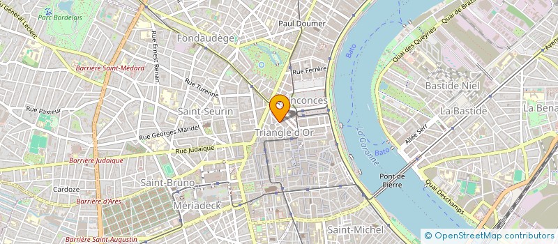 localisation de l'entreprise SCI 14 R MABLY  PESSAC