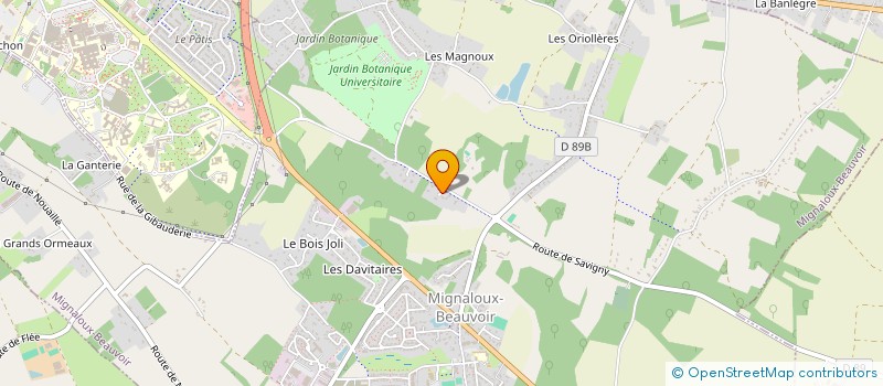 localisation de l'entreprise SCI 14 RESIDENCE DE LA PAILLE  MIGNALOUX-BEAUVOIR