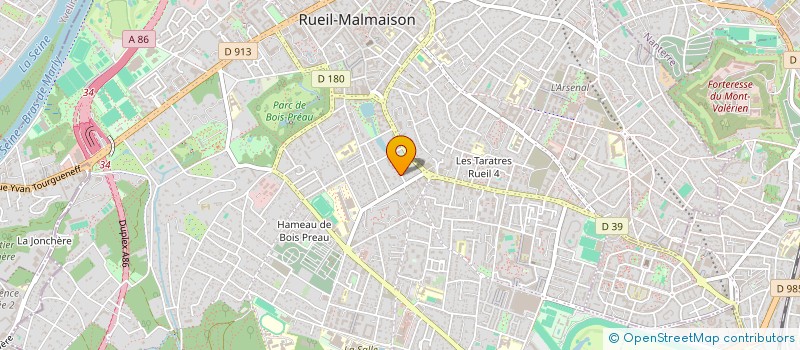localisation de l'entreprise SCI 14 RUE BLEUE à RUEIL-MALMAISON