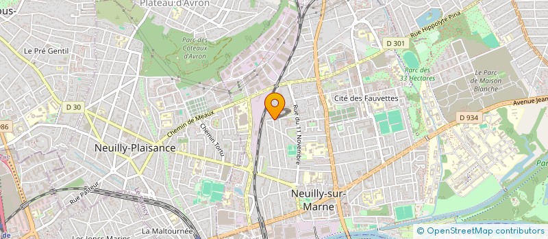 localisation de l'entreprise SCI 14 RUE DE LA LIBERATION  NEUILLY-SUR-MARNE
