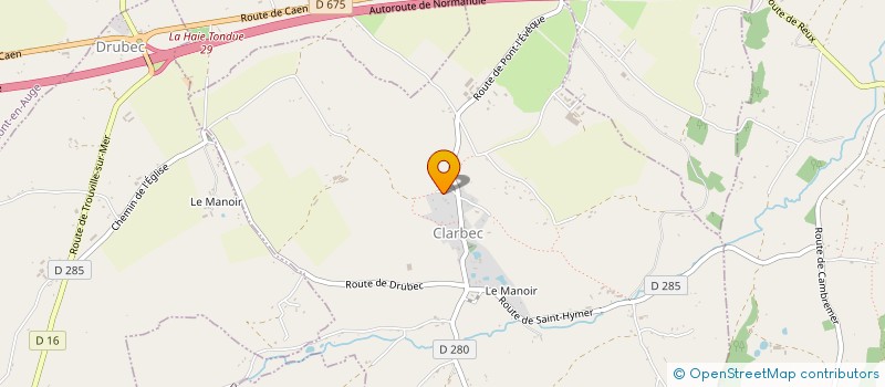 localisation de l'entreprise SCI 14 RUE DE PARIS  CLARBEC