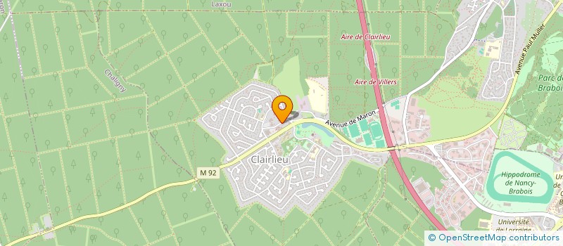 localisation de l'entreprise SCI 14 RUE DU MENIN  VANDUVRE-LES-NANCY