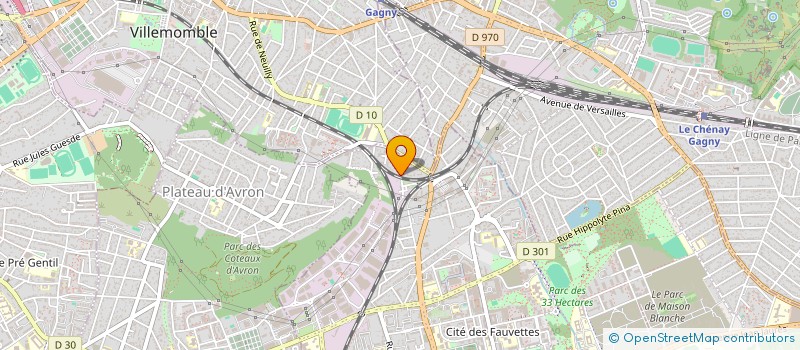 localisation de l'entreprise SCI 14 RUE DU RAINCY à NEUILLY-SUR-MARNE