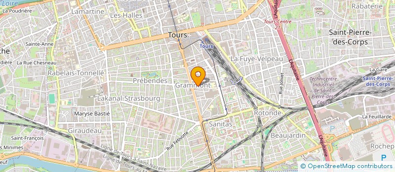 localisation de l'entreprise SCI 14 RUE GALPIN THIOU  TOURS