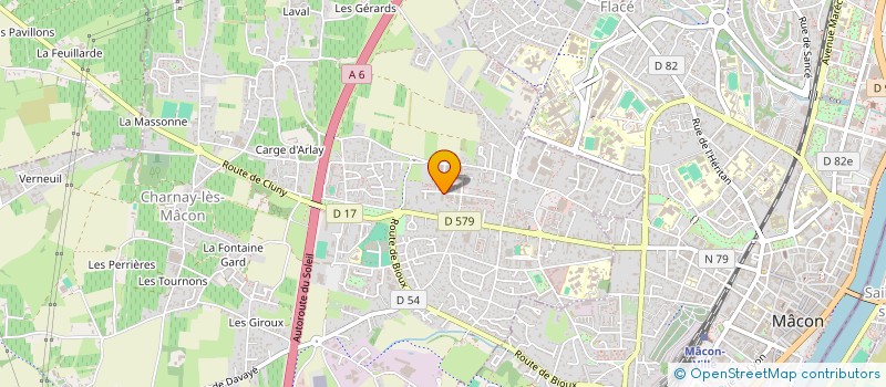 localisation de l'entreprise SCI 14 RUE LACROIX à CHARNAY-LES-MACON