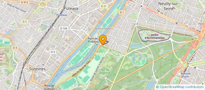 localisation de l'entreprise SCI 14 RUE PONCELET à NEUILLY-SUR-SEINE
