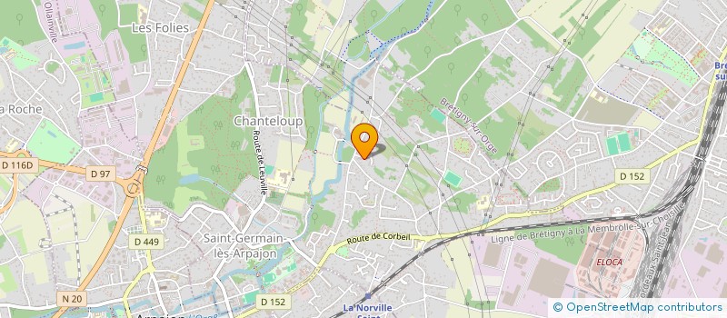 localisation de l'entreprise SCI 14 TASSIGNY à SAINT-GERMAIN-LES-ARPAJON
