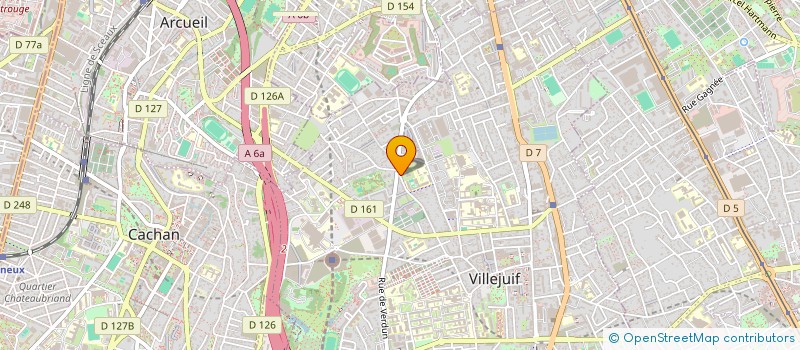 localisation de l'entreprise SCI 140ARC à VILLEJUIF