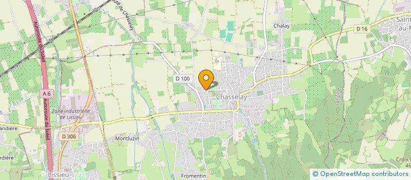 localisation de l'entreprise SCI 1421  CHASSELAY