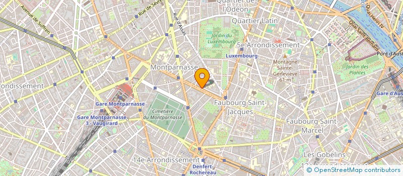 localisation de l'entreprise SCI 143 BD DU MONTPARNASSE  PARIS