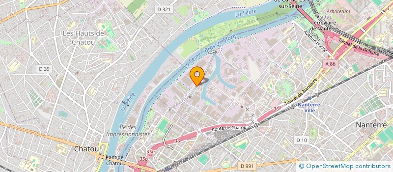 localisation de l'entreprise SCI 145  NANTERRE